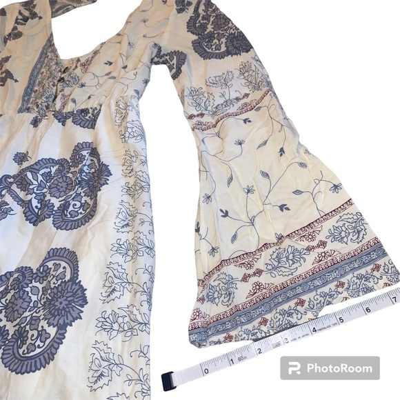 O’NEILL Kansas Summer Sun Maxi Dress Side Leg Slit - Picture 16 of 16